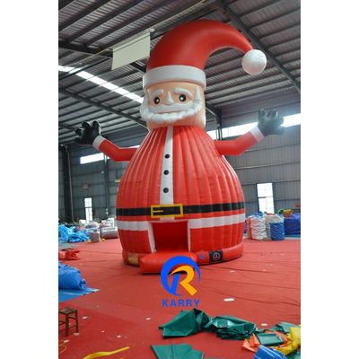 Большой Санта-Клаус надувный дом вышибальщика Комбо идеально подходит для детской игровой площадки на открытом воздухе