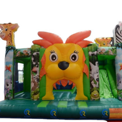 Детский парк развлечений Батут с внутренней горкой