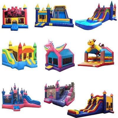 Детский парк развлечений Батут с внутренней горкой