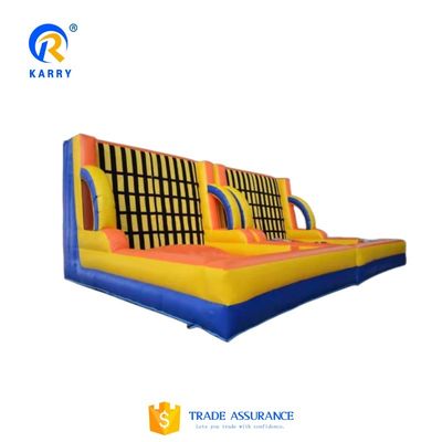 Надувная клейкая стена спортивная игра с клеевой одеждой коммерческая и вентилятор с вентилятором