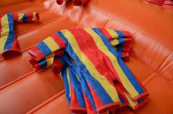 Надувная клейкая стена спортивная игра с клеевой одеждой коммерческая и вентилятор с вентилятором