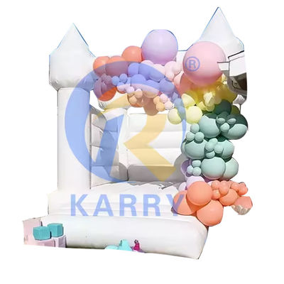 EN71/CE Сертифицированный пастельный прыжок из скачкообразного замка с шаровой ямой для развлечений на улице