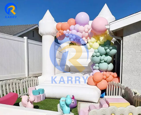 EN71/CE Сертифицированный пастельный прыжок из скачкообразного замка с шаровой ямой для развлечений на улице