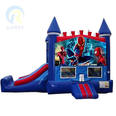 CE сертифицированный портативный Spiderman надувный слайд для скакалки