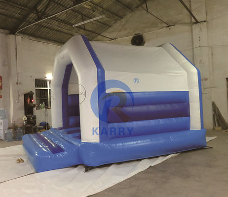 Бело-синий коммерческий скаковый замок надувный скаковый дом для унисекс игровой площадки