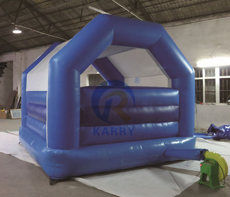 Бело-синий коммерческий скаковый замок надувный скаковый дом для унисекс игровой площадки