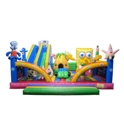 Торговая выставка должна иметь Aurora's Commercial SpongeBob Bounce Castle Батут с горки