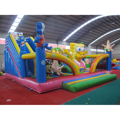 Торговая выставка должна иметь Aurora's Commercial SpongeBob Bounce Castle Батут с горки