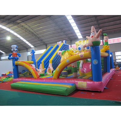 Торговая выставка должна иметь Aurora's Commercial SpongeBob Bounce Castle Батут с горки