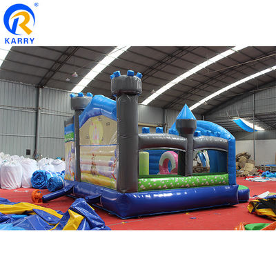 Установленный размер 3D Радужный единорог Замок Водные горки Комбинация идеально подходит для вечеринок