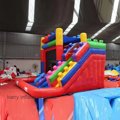 Экранная печать надувный скачок дом скользящий прыжок для коммерческой вечеринки Комбо замок