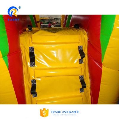 EN14960 Сертифицированный надувный замок с подскакивающим слайдом Combo Obstacle Course Jumper