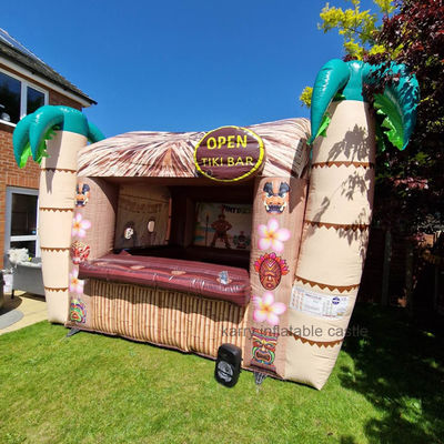 Unisex надувный бар игрушка Большой TIKI бар подпрыгивающий замок для детей прыгать и играть в игры