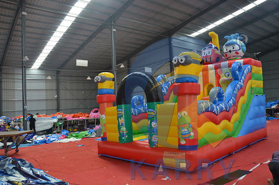 Питера Пэна Тема Скачающий замок Слайд Комбо Надувные веселые прыгуны с ПВХ брезентом