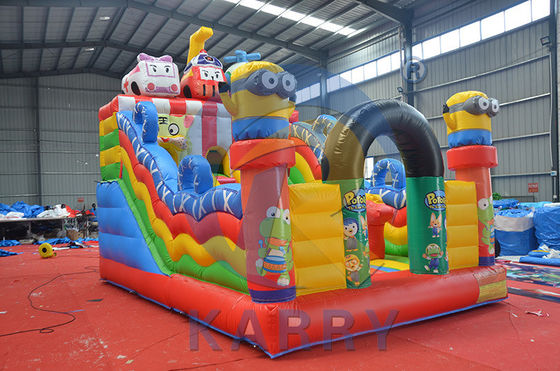 Питера Пэна Тема Скачающий замок Слайд Комбо Надувные веселые прыгуны с ПВХ брезентом