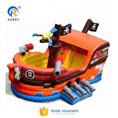 Игры на открытом воздухе Пиратское судно Корабль Комбо Джампер с надувными горками и Домом вышиба