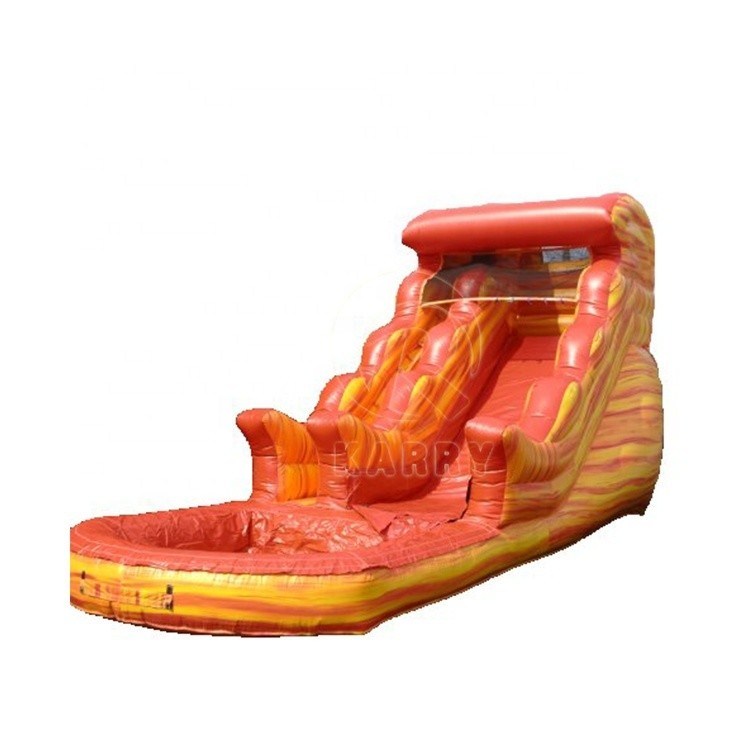 Максимальная вместимость 100-500 кг ПВХ надувный водный горка для детской коммерческой деятельности